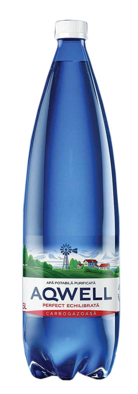 Apa potabila Aqwell gazata 1.5L
