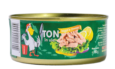 Ton in ulei maruntit pentru salate 160g Pelican