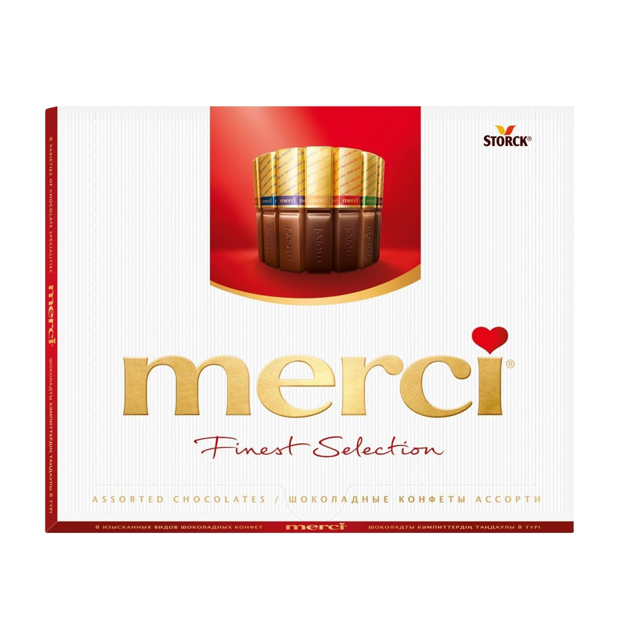 Конфеты Merci Grosse Assorted Chocolates 250г