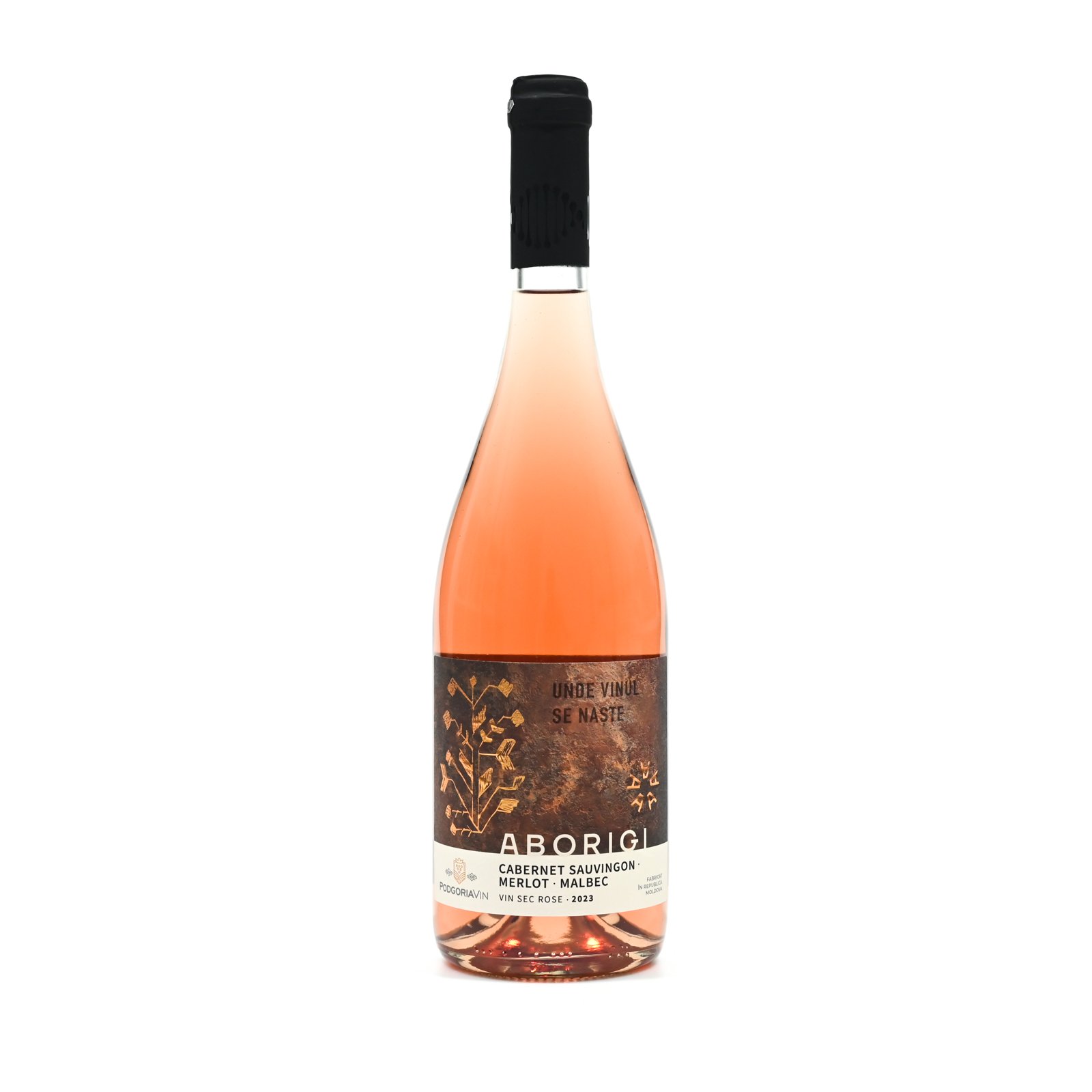 Vin Podgoria Aborigi Cabernet Sauvignon Merlot Malbec rose sec 750ml
