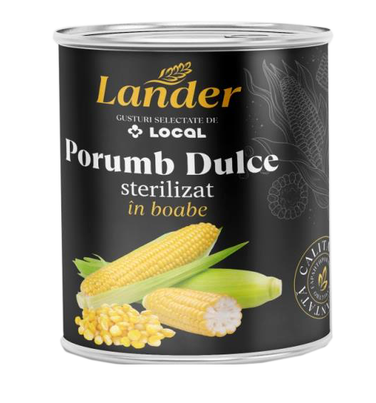 Porumb conservat 425ml/255g b/m Lander