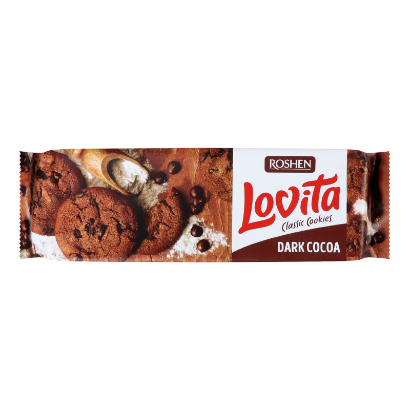 Bisc. Roshen Lovita Classic cacao/buc.de glazura 150g