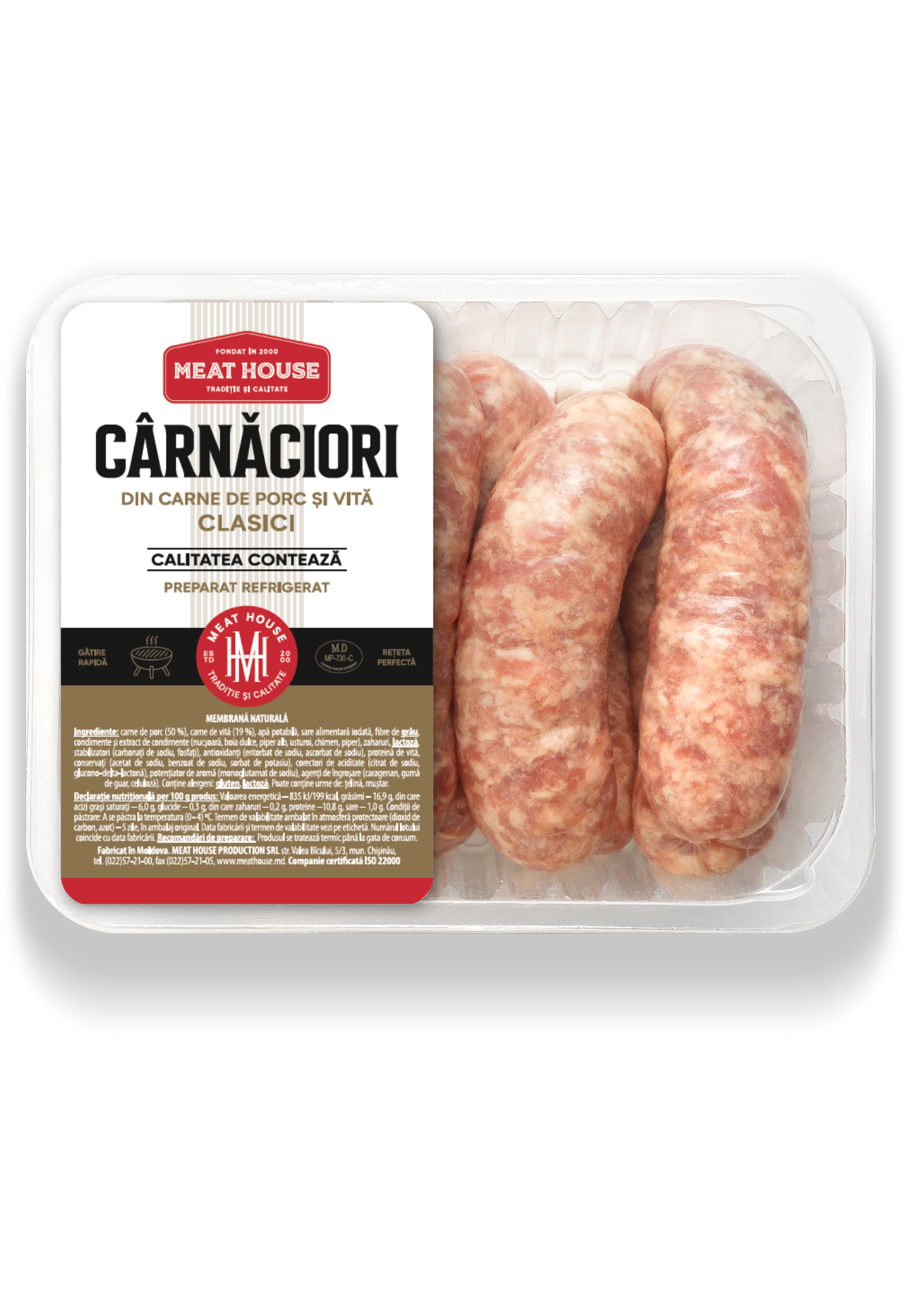 Carnaciori porc/vita kg amb. Meat House