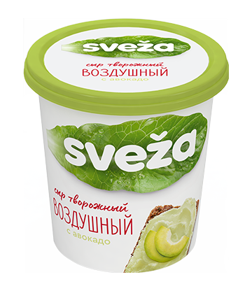 Crema de branza pufoasa Sveza avocado pah.150g Savuskin
