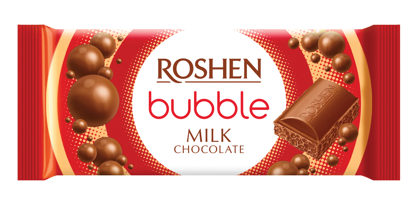 Ciocolata Roshen lapte aerata 80g