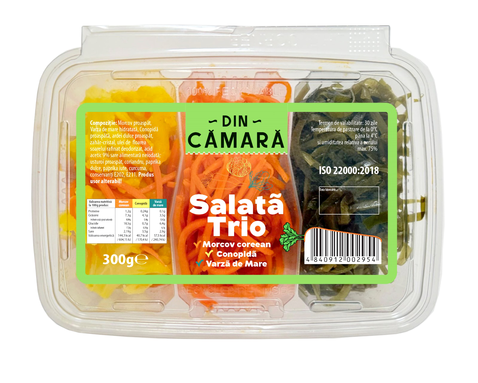 Salata trio Din Camara de muraturi 300g