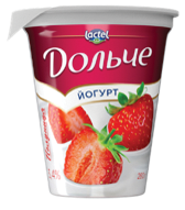 Iaurt cu capsuni 3.2% 280g Dolce