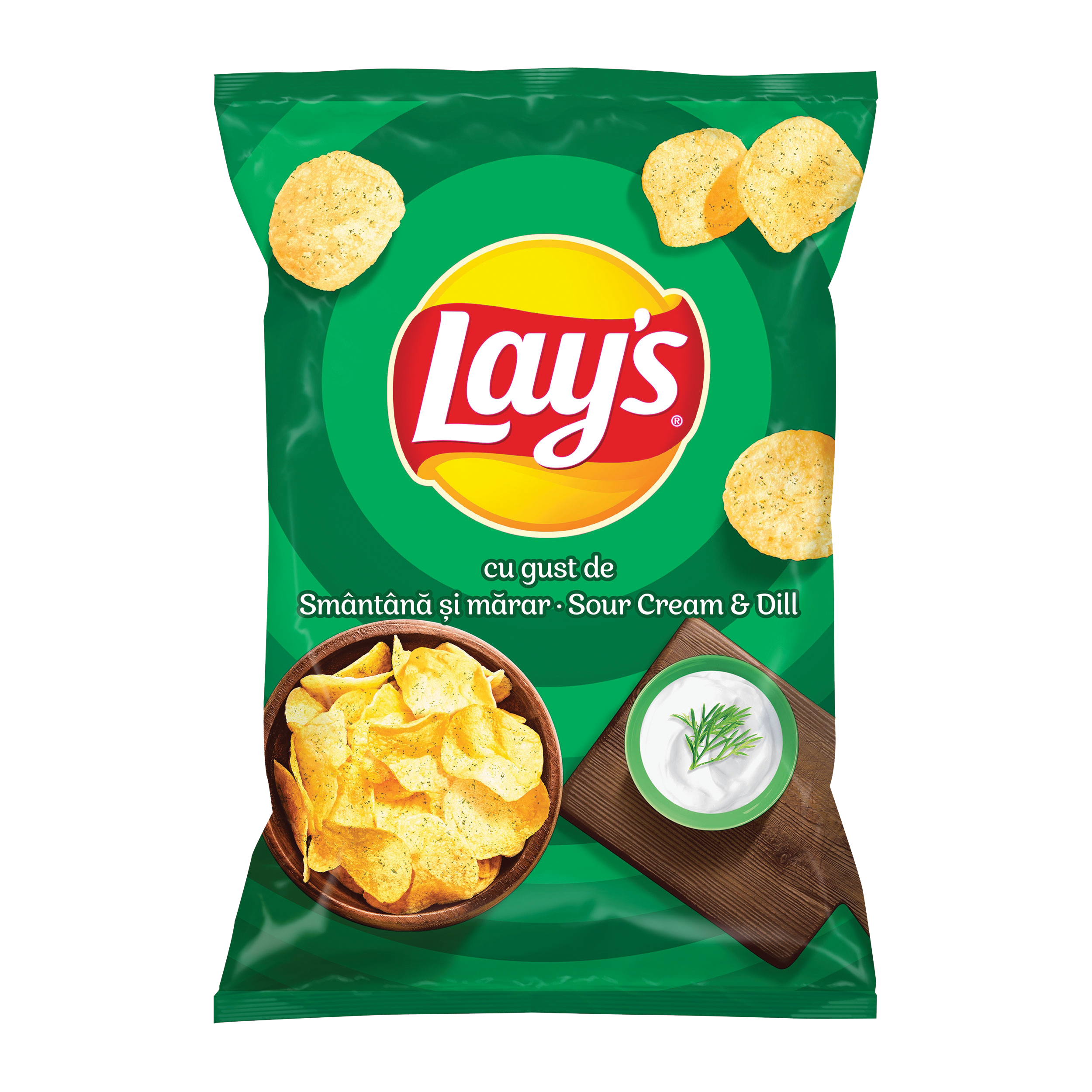 Chipsuri Lays sour crem/dill 170g