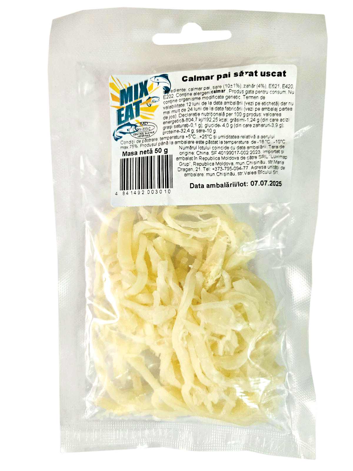 Calmar sarat uscat 50g Mix Eat