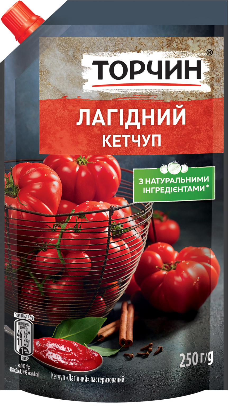 Ketchup Nejnii 250g Torcin