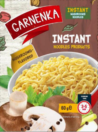 Fidea cu ciuperci pachet 60g Garnenka