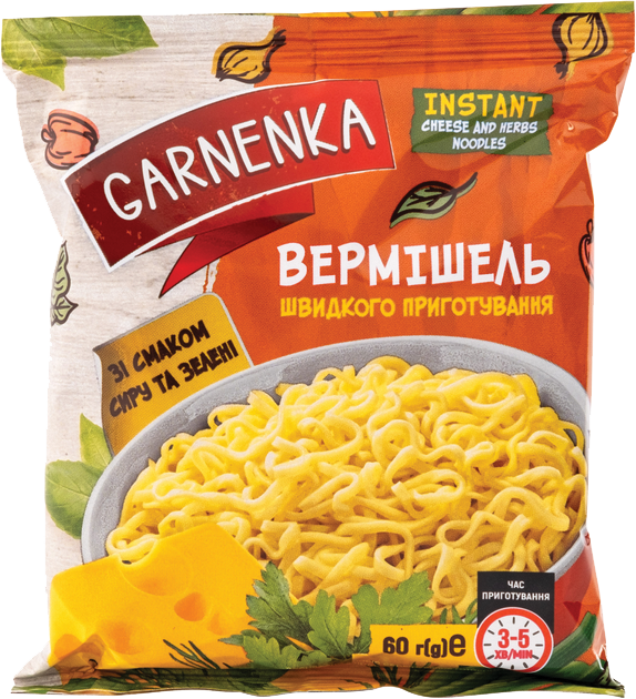Fidea cascaval-verdeata pachet 60g Garnenka