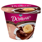 Desert din branza banana/ciocolata 3.4% 200g Dolce