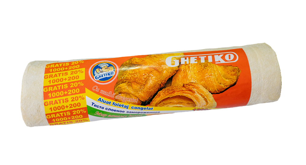 Тесто Ghetiko слоенное 1.2кг