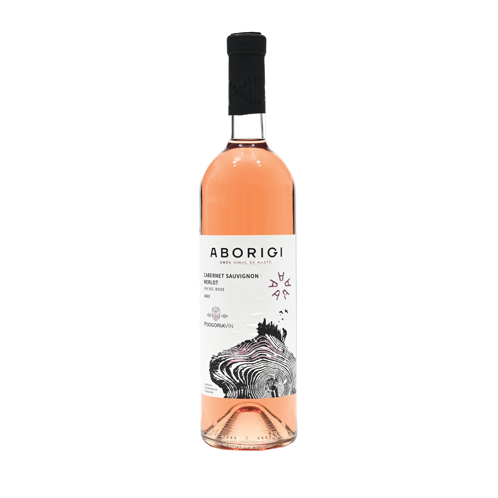 Vin Podgoria Aborigi Cabernet Sauvignon Merlot rose demidulce 750ml