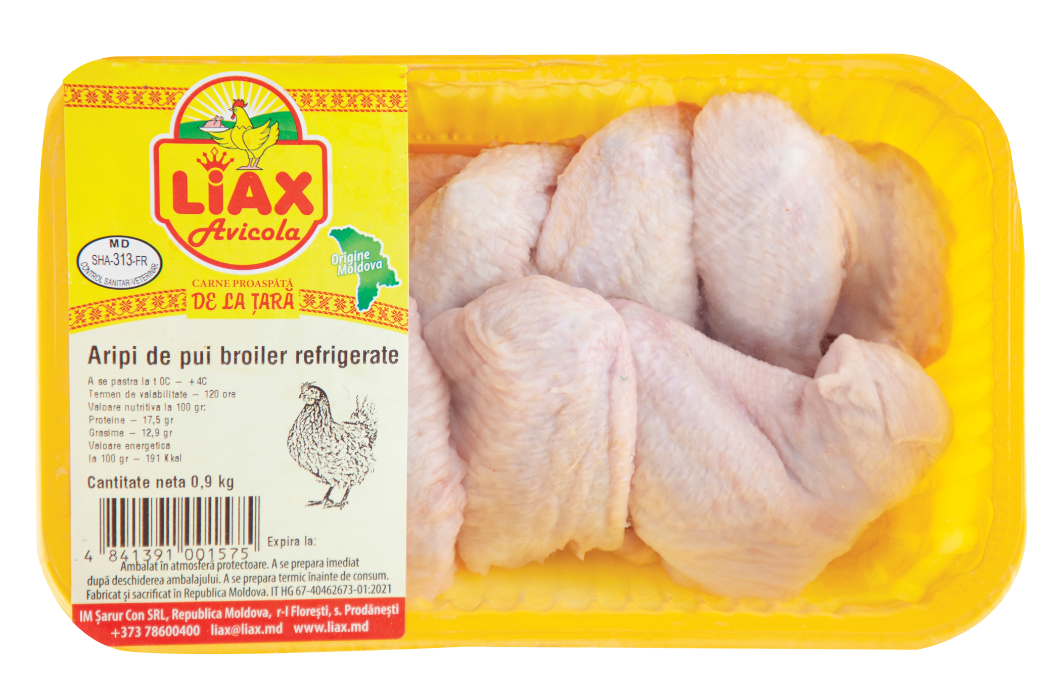 Aripa de gaina fas. 900g Liax