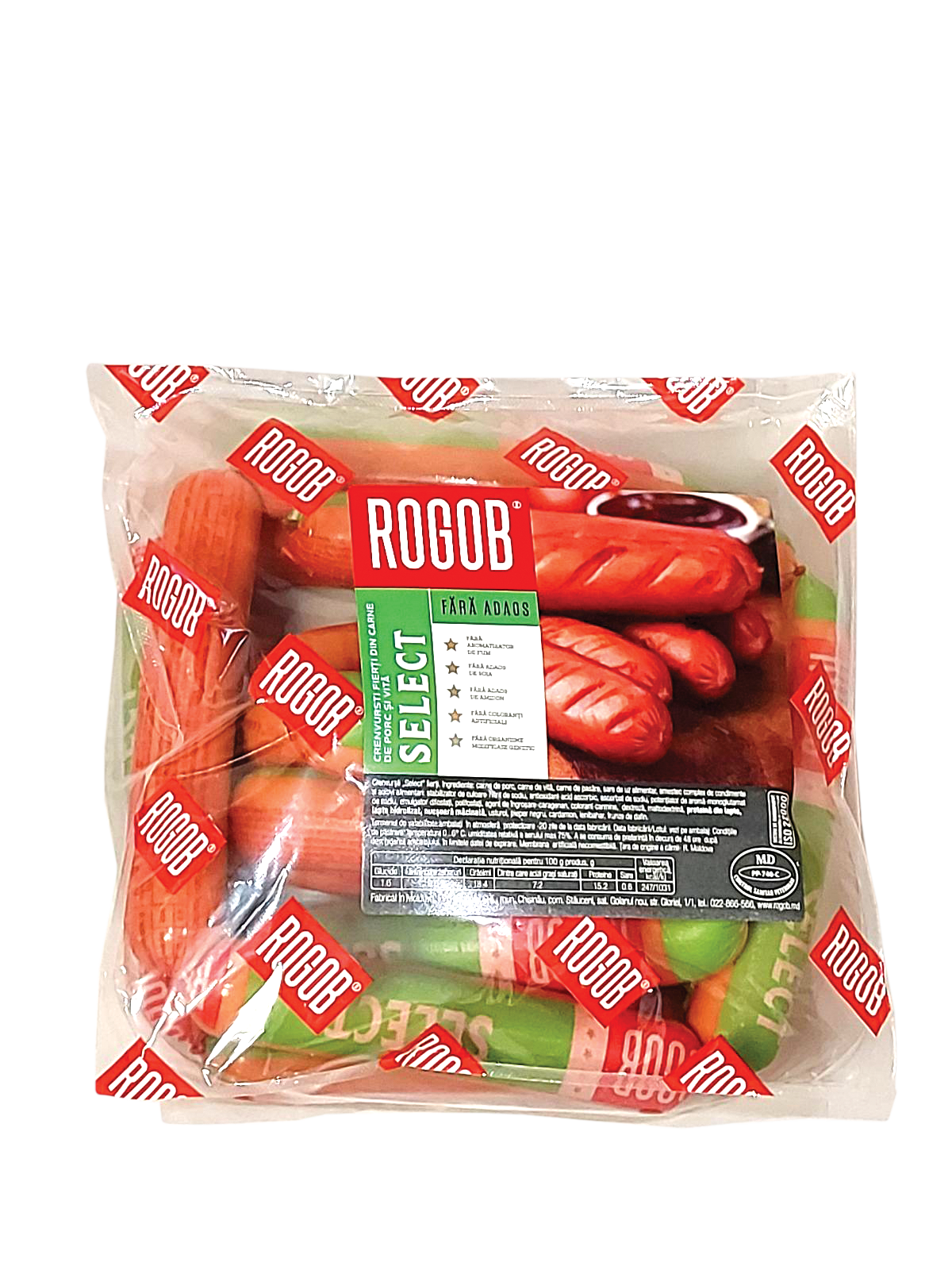 Crenvursti Rogob Select vita/porc kg