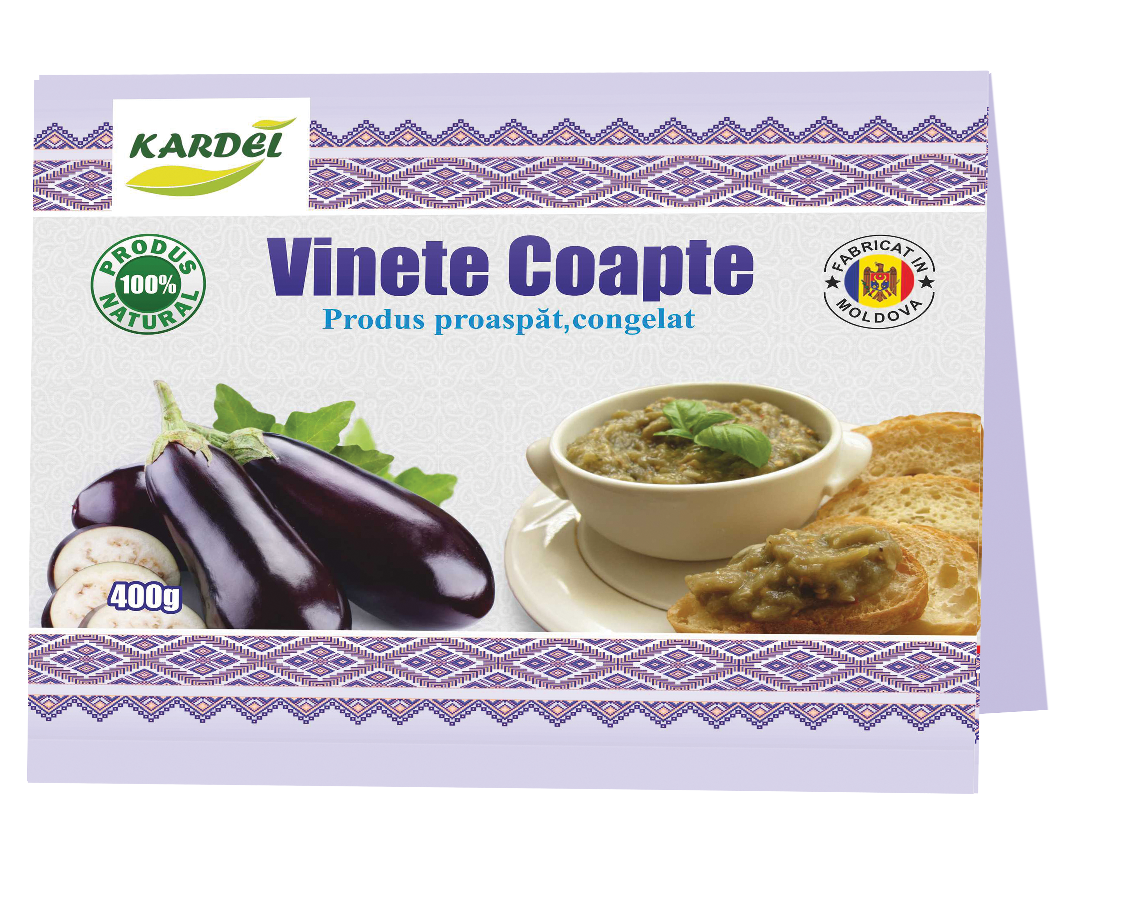 Vinete Kardel coapte cong. 400g 